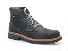 Boots Water Proof en cuir noir Chance