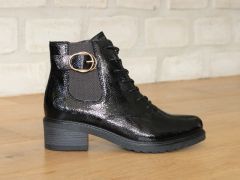 Bottines vernies noires Onyx