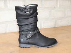 Bottes Mustang style santiag coloris noir