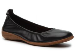 Ballerines souples Fenja en cuir noir