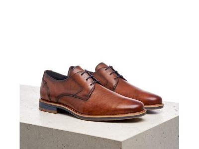 Chaussures derby Langston en cuir marron 