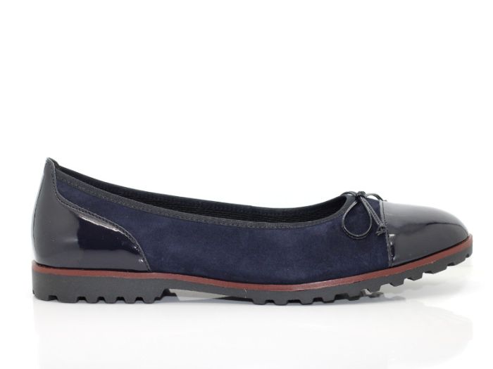 Ballerines Gabor cuir et velours bleu Taille 43 44 45 46